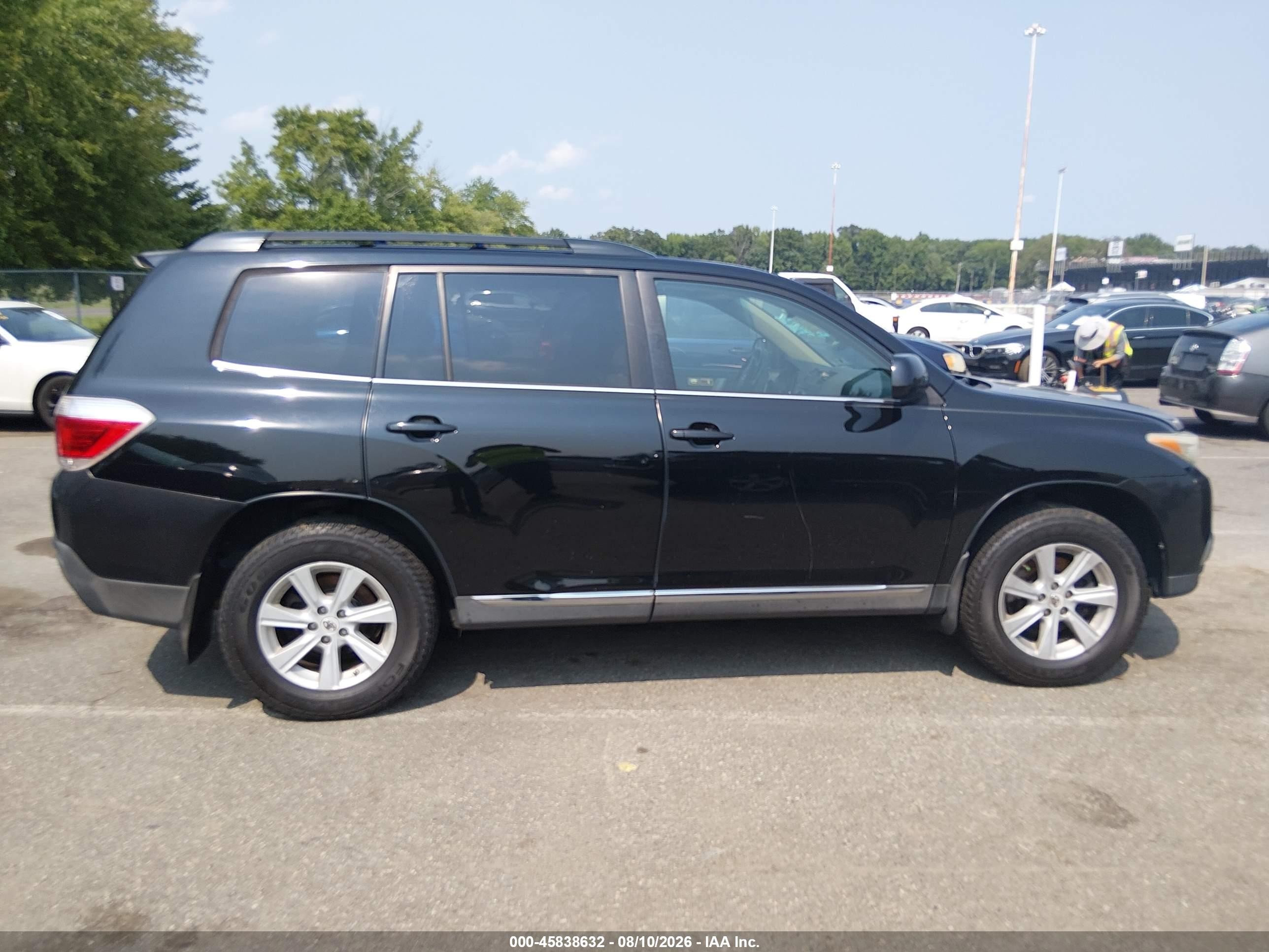 2012 Toyota Highlander Se V6 Black vin: 5TDBK3EHXCS132767
