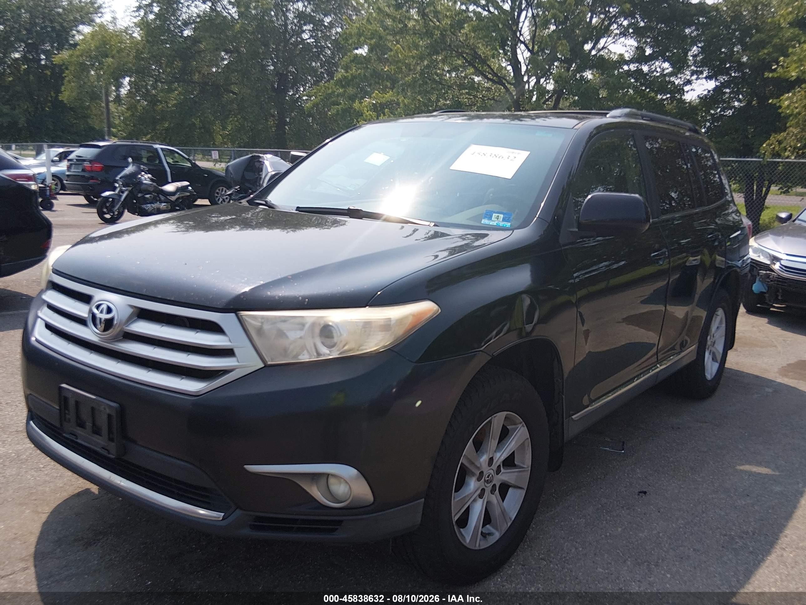 2012 Toyota Highlander Se V6 Black vin: 5TDBK3EHXCS132767