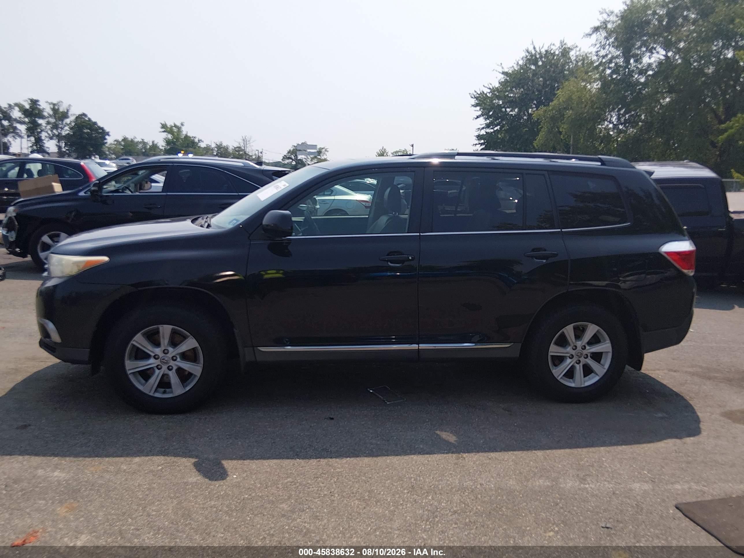 2012 Toyota Highlander Se V6 Black vin: 5TDBK3EHXCS132767