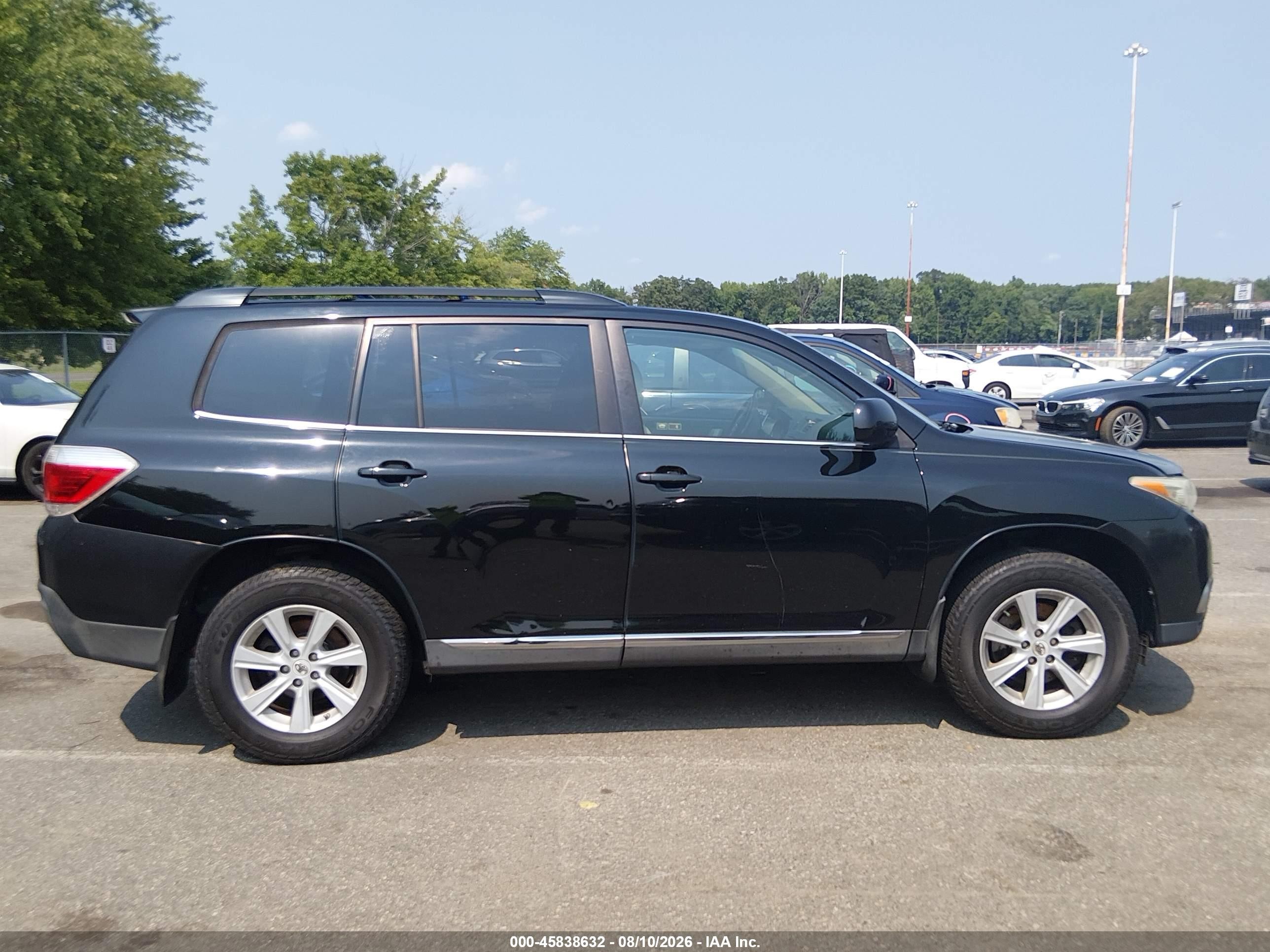 2012 Toyota Highlander Se V6 Black vin: 5TDBK3EHXCS132767