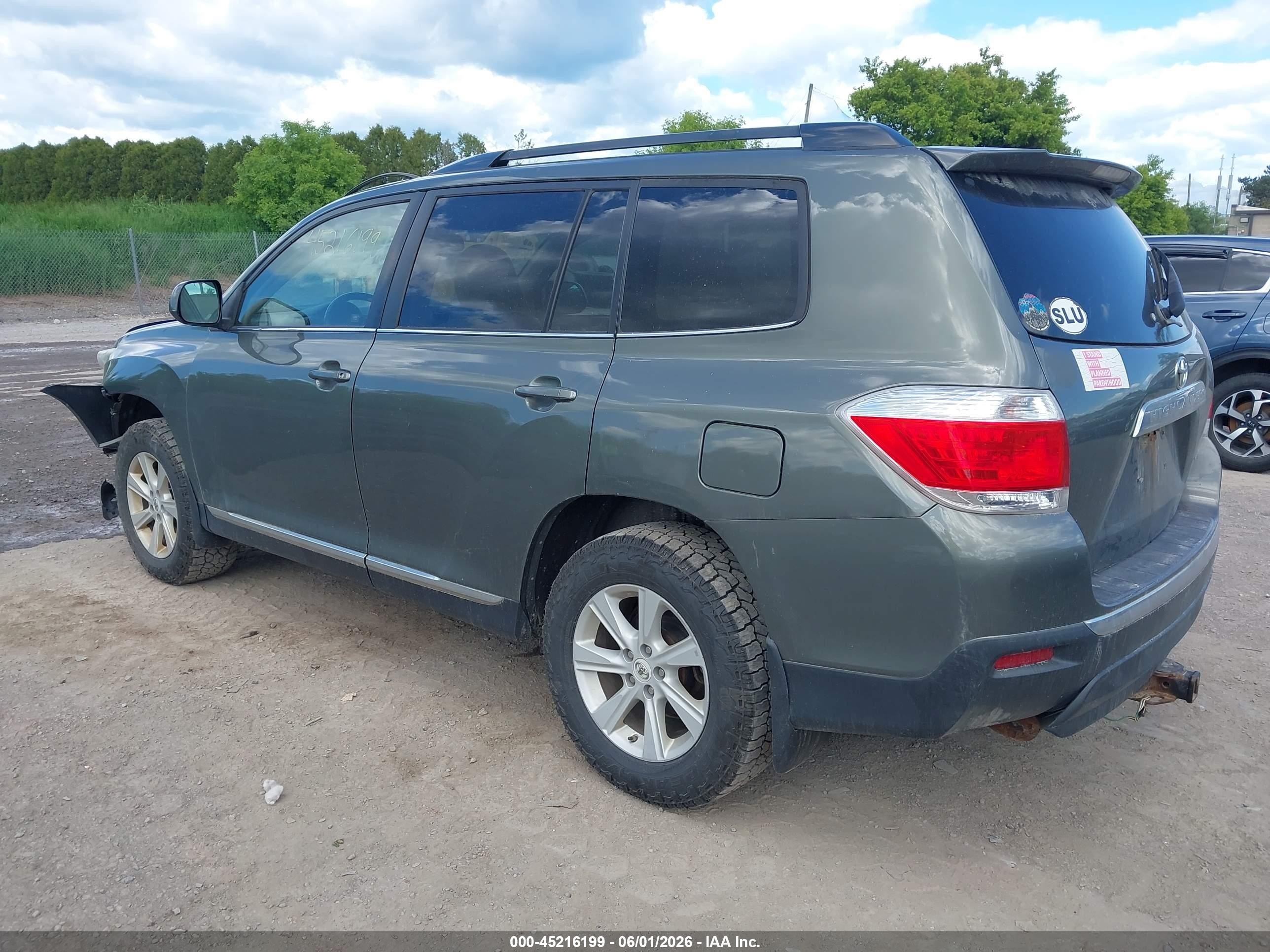 2012 Toyota Highlander Se V6 Gray vin: 5TDBK3EHXCS148600