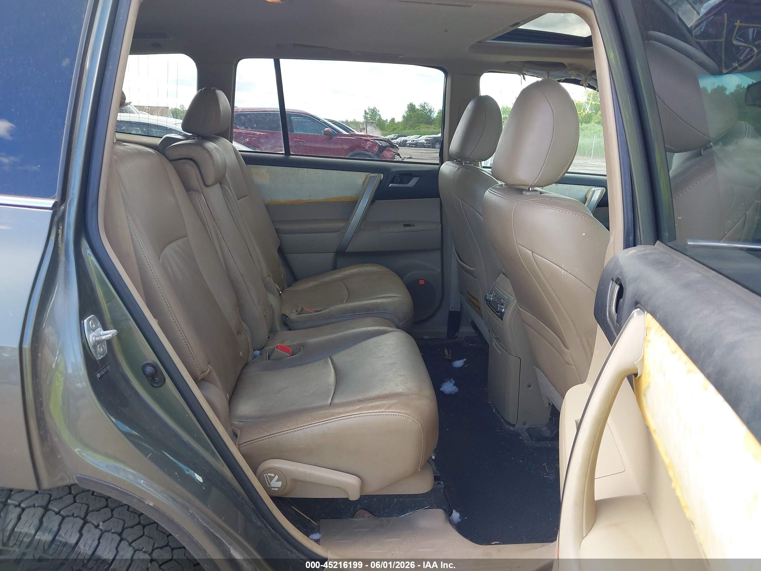 2012 Toyota Highlander Se V6 Gray vin: 5TDBK3EHXCS148600