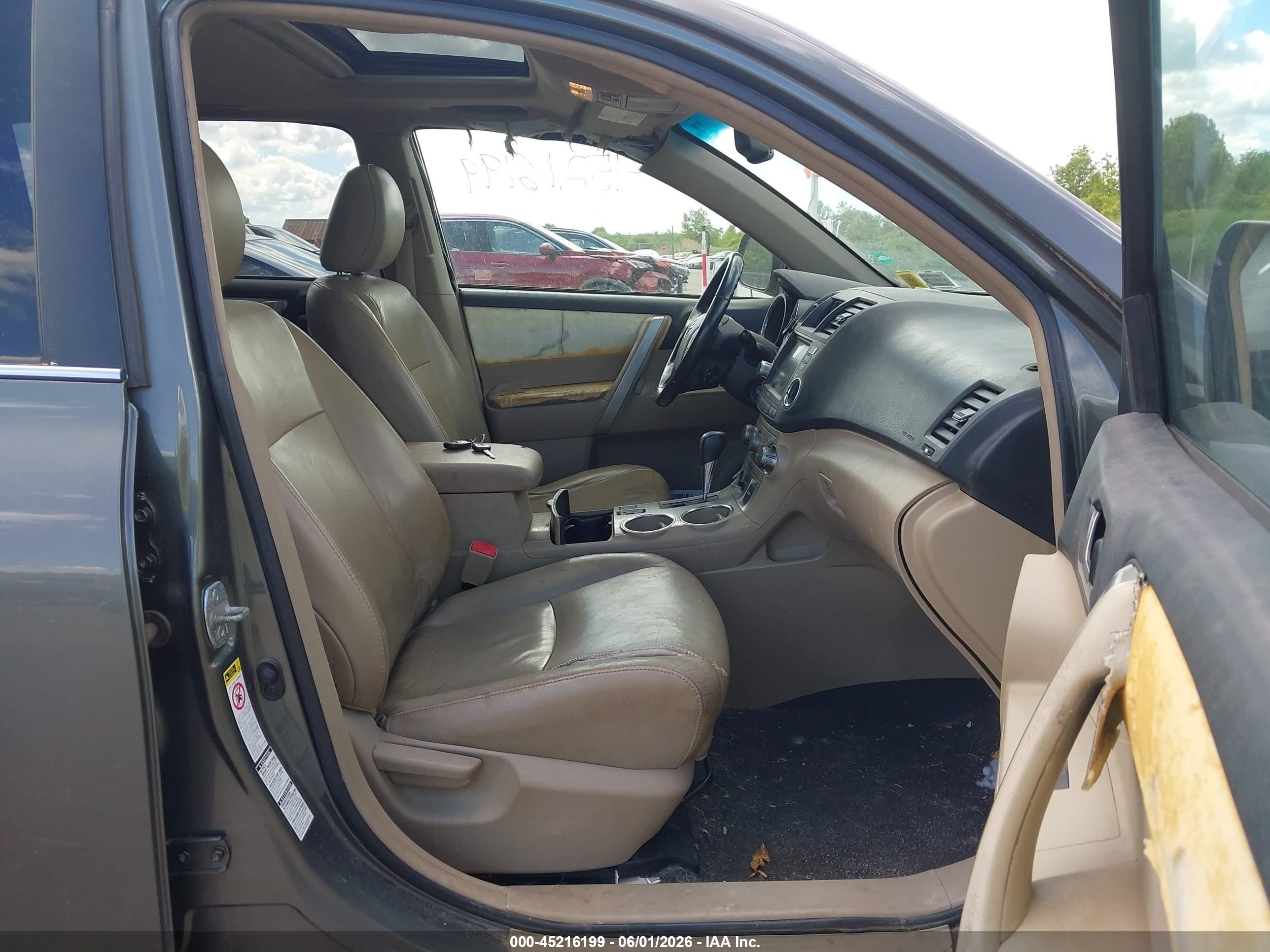 2012 Toyota Highlander Se V6 Gray vin: 5TDBK3EHXCS148600