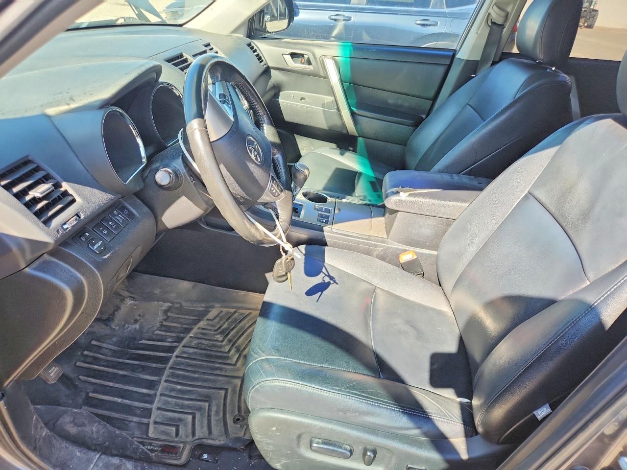 2013 Toyota Highlander Se Gray vin: 5TDBK3EHXDS193084