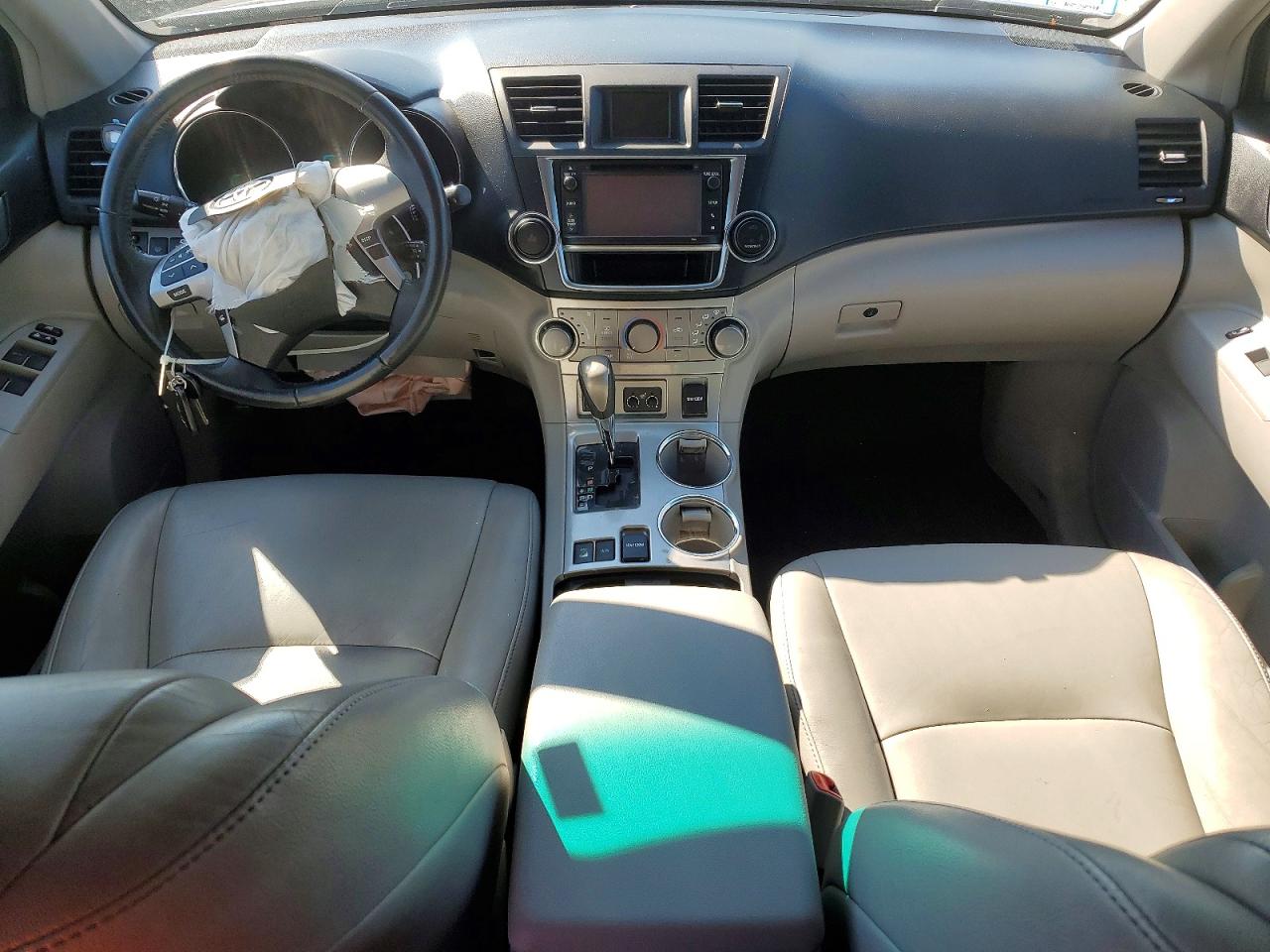 2013 Toyota Highlander Se Blue vin: 5TDBK3EHXDS194025