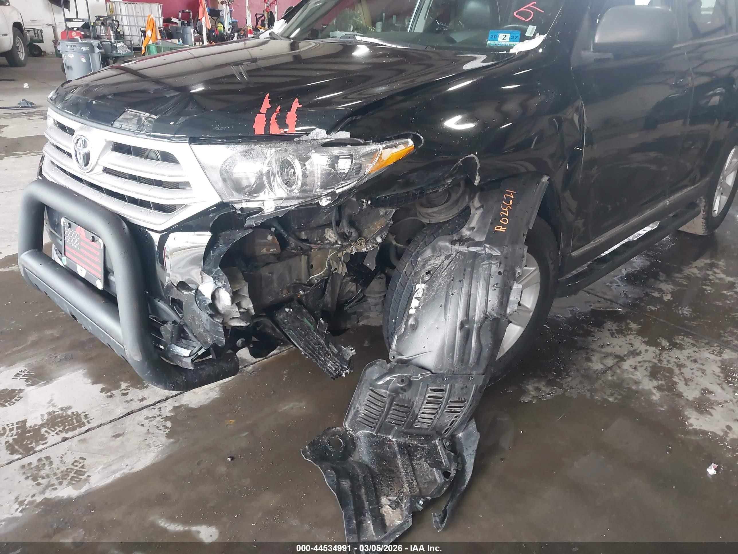 2013 Toyota Highlander Se V6 Черный vin: 5TDBK3EHXDS234295