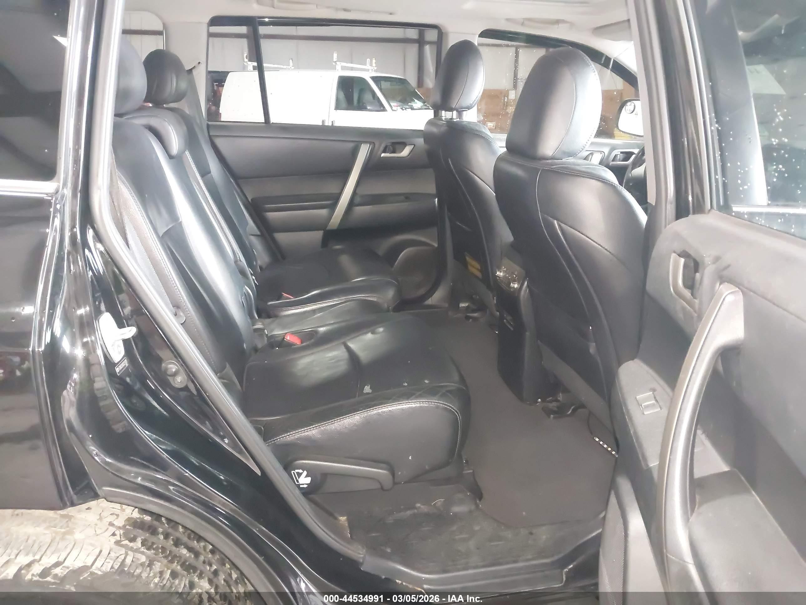 2013 Toyota Highlander Se V6 Черный vin: 5TDBK3EHXDS234295