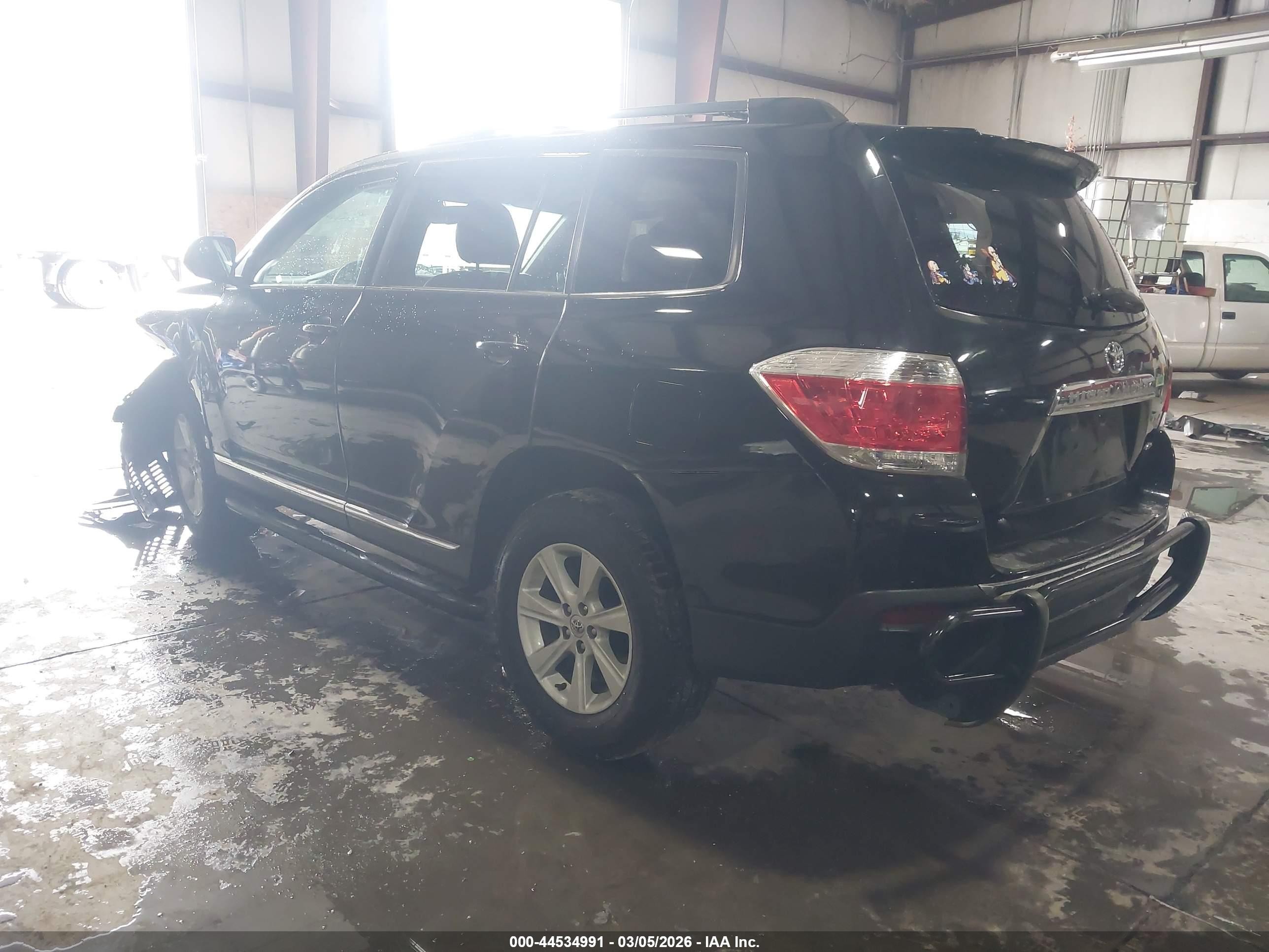 2013 Toyota Highlander Se V6 Черный vin: 5TDBK3EHXDS234295