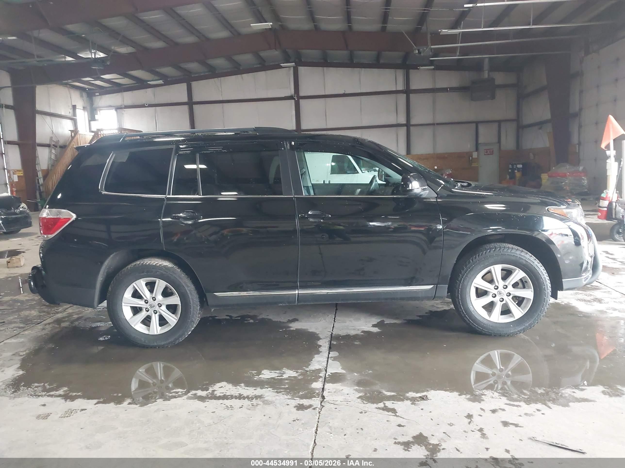 2013 Toyota Highlander Se V6 Черный vin: 5TDBK3EHXDS234295