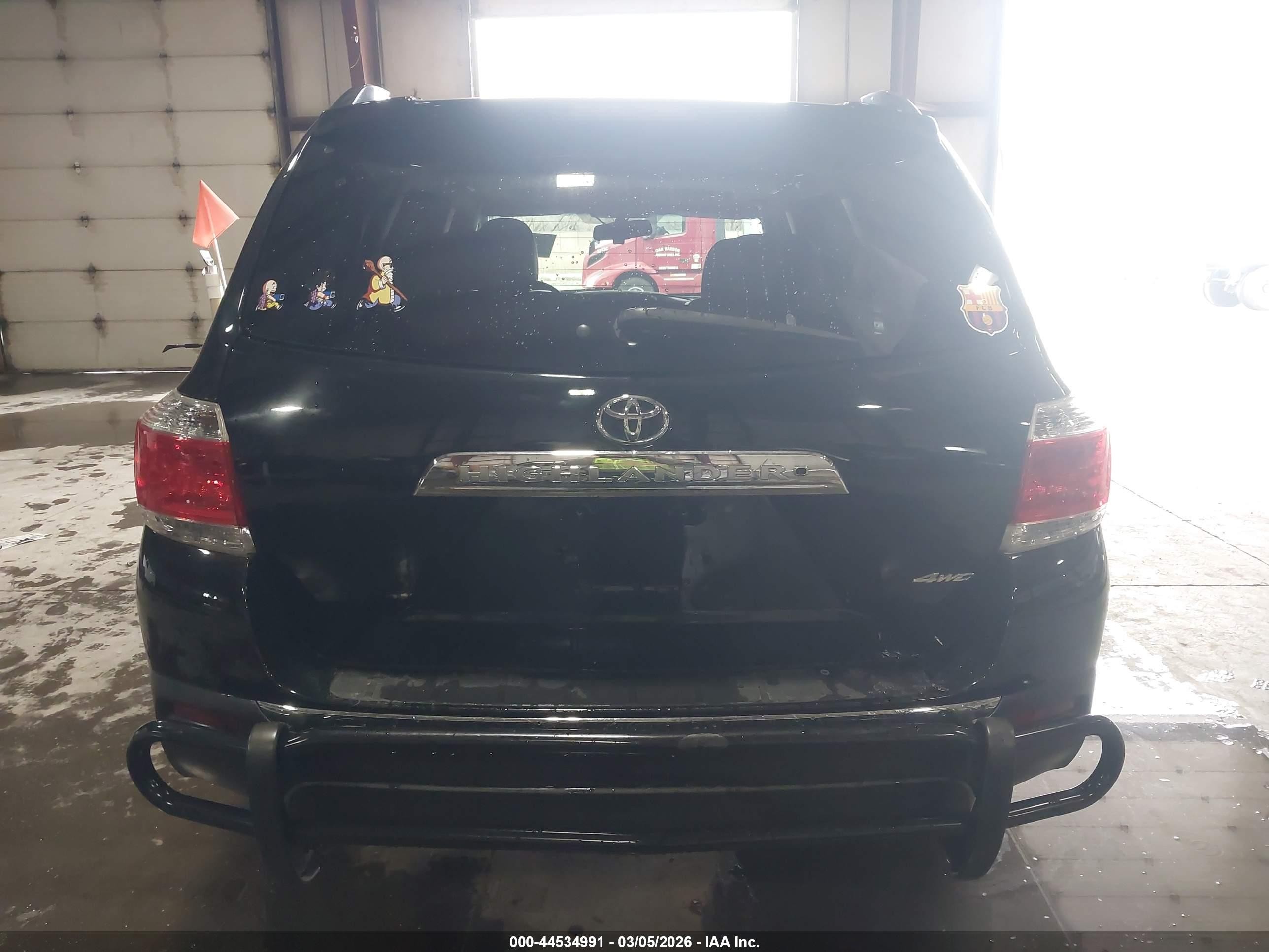 2013 Toyota Highlander Se V6 Черный vin: 5TDBK3EHXDS234295
