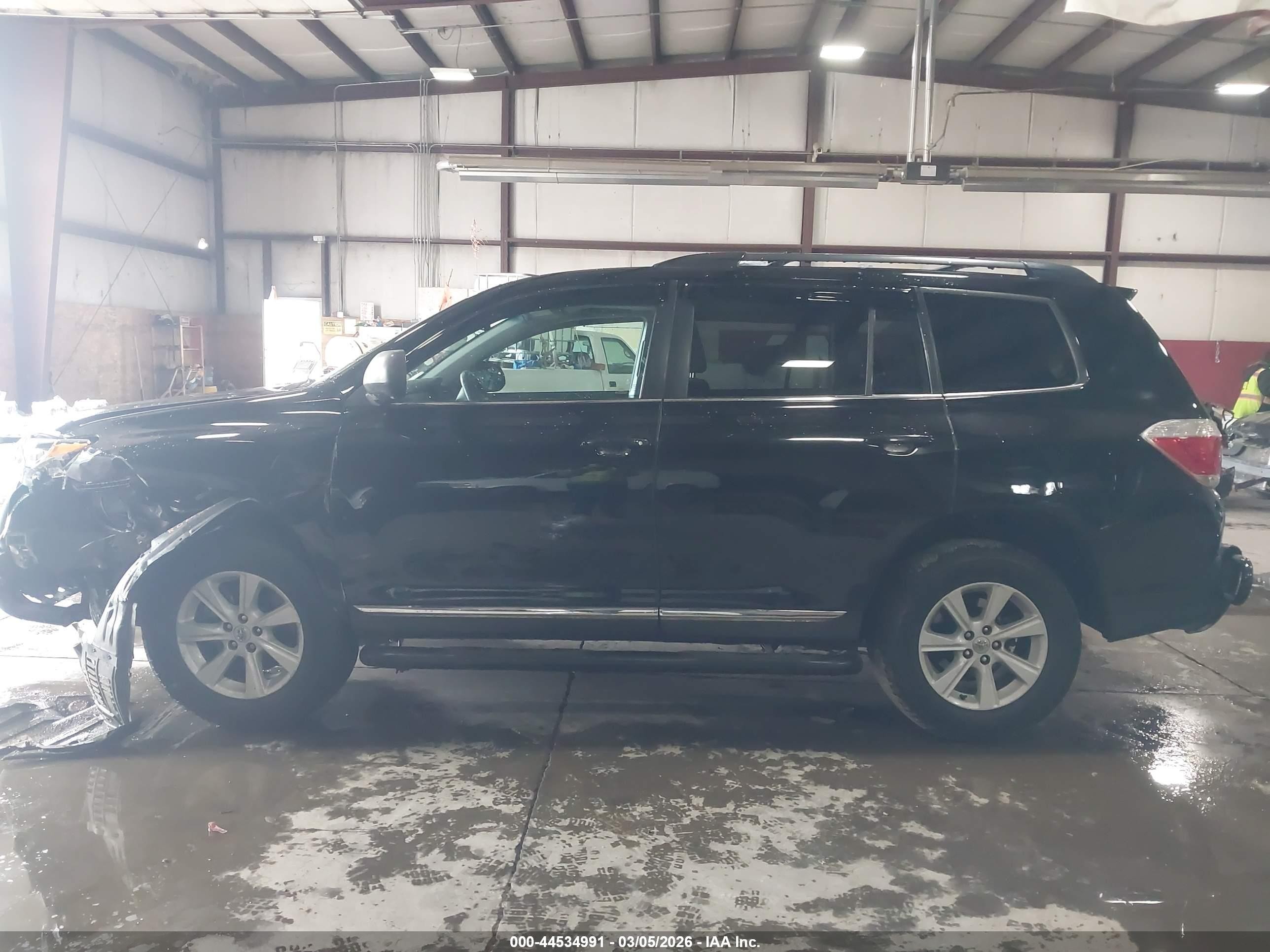2013 Toyota Highlander Se V6 Черный vin: 5TDBK3EHXDS234295