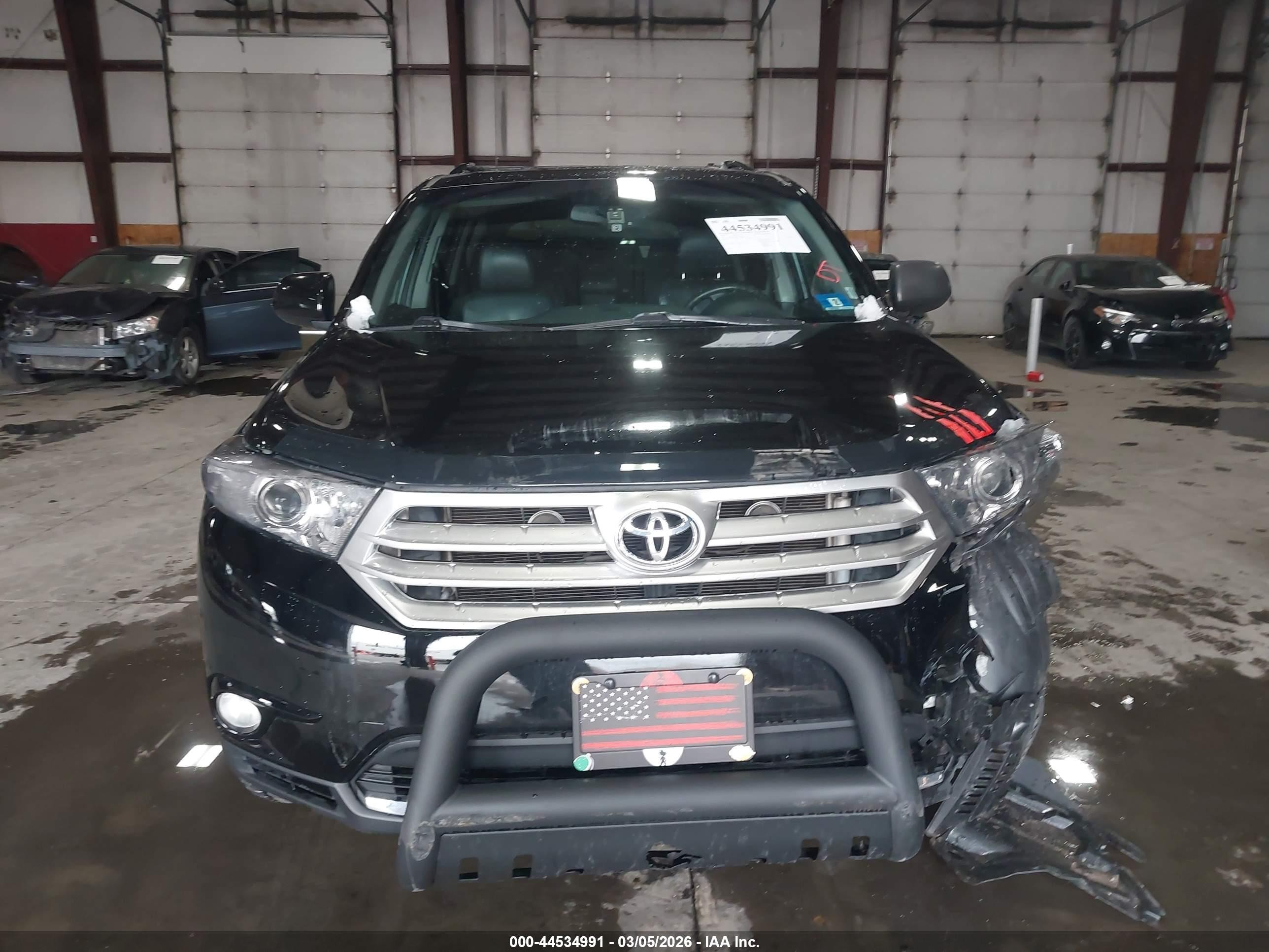 2013 Toyota Highlander Se V6 Черный vin: 5TDBK3EHXDS234295