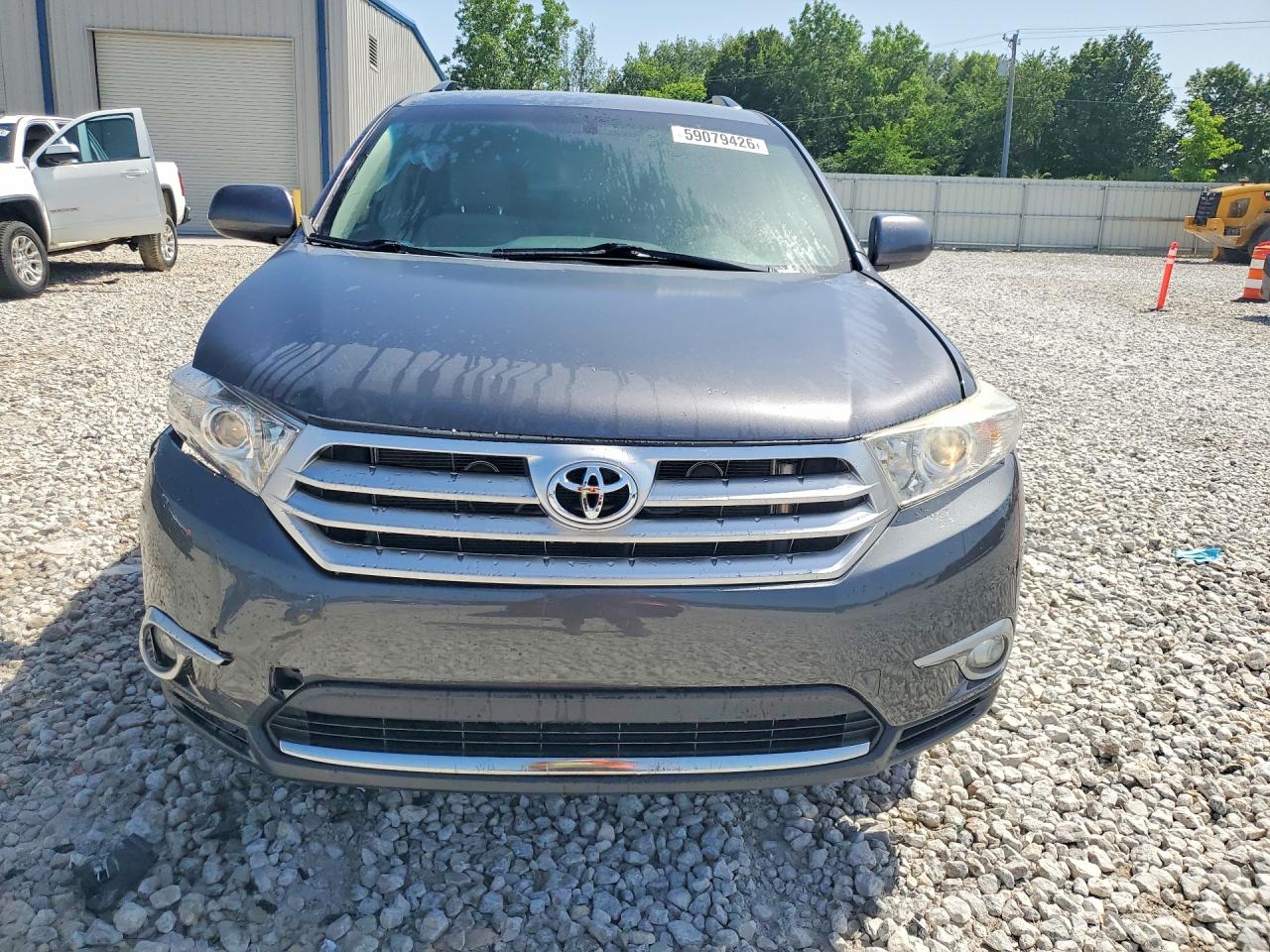 2013 Toyota Highlander Plus Gray vin: 5TDBK3EHXDS236077
