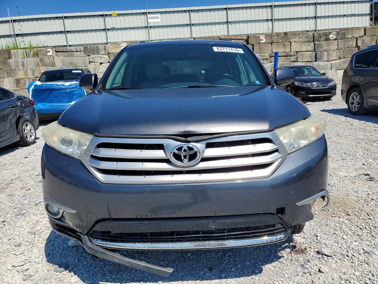 2013 Toyota Highlander Se Gray vin: 5TDBK3EHXDS238296