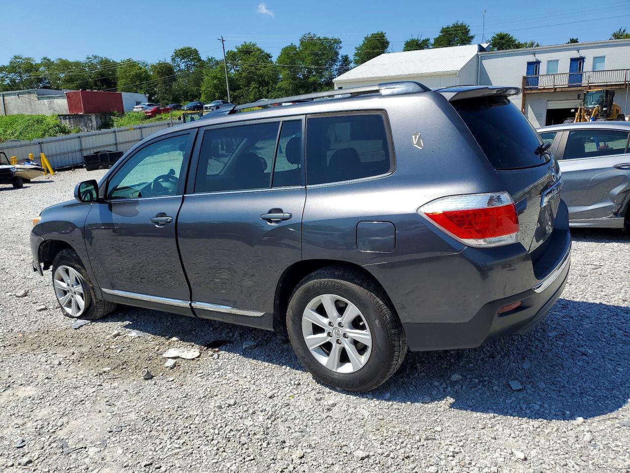 2013 Toyota Highlander Se Gray vin: 5TDBK3EHXDS238296