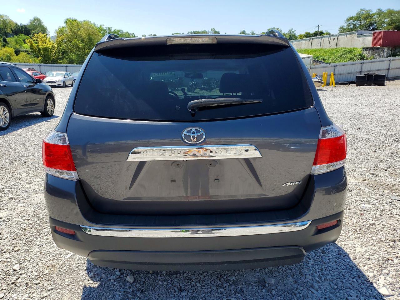 2013 Toyota Highlander Se Gray vin: 5TDBK3EHXDS238296