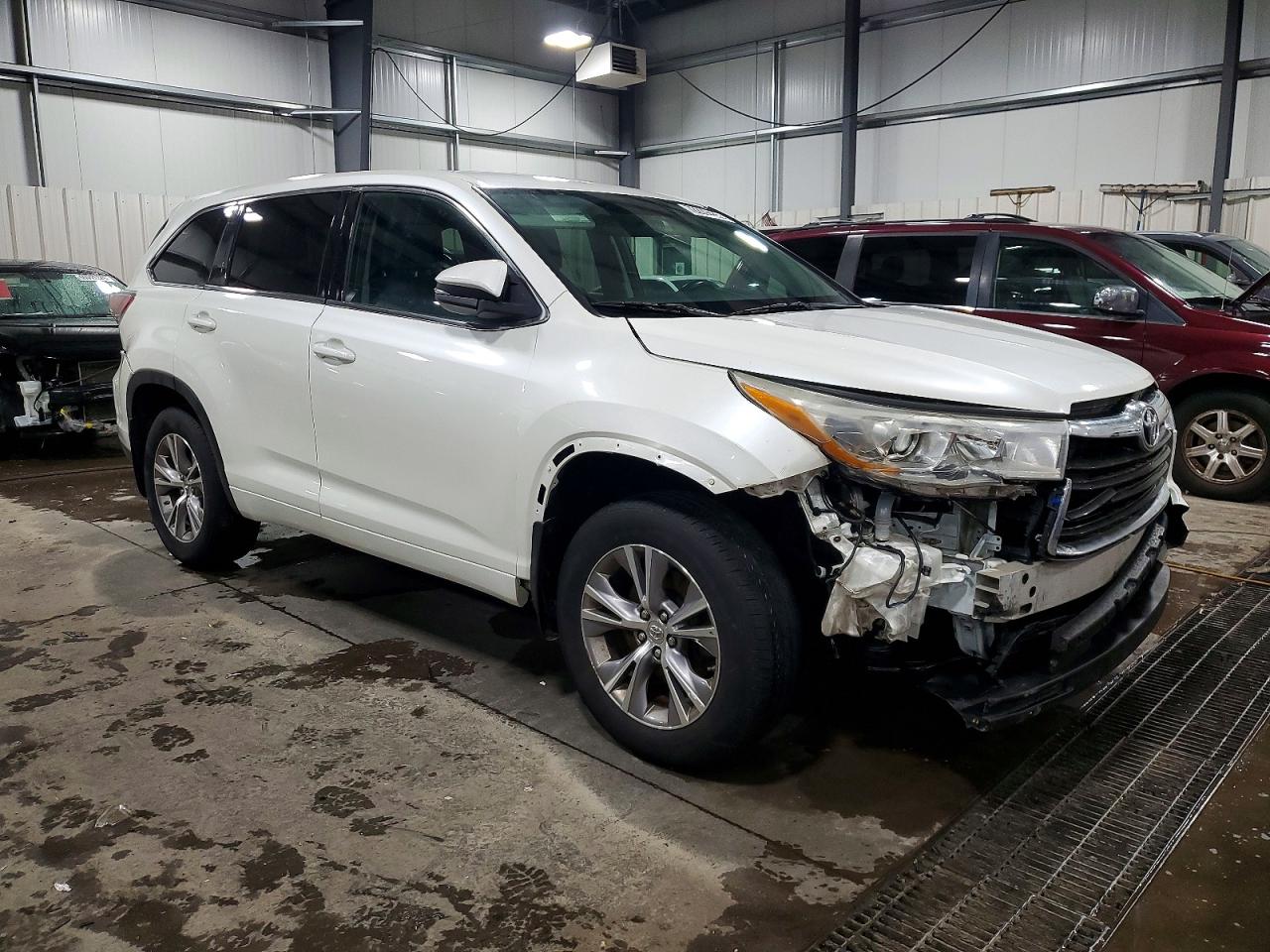 2014 Toyota Highlander Le Plus Белый vin: 5TDBKRFH0ES017518