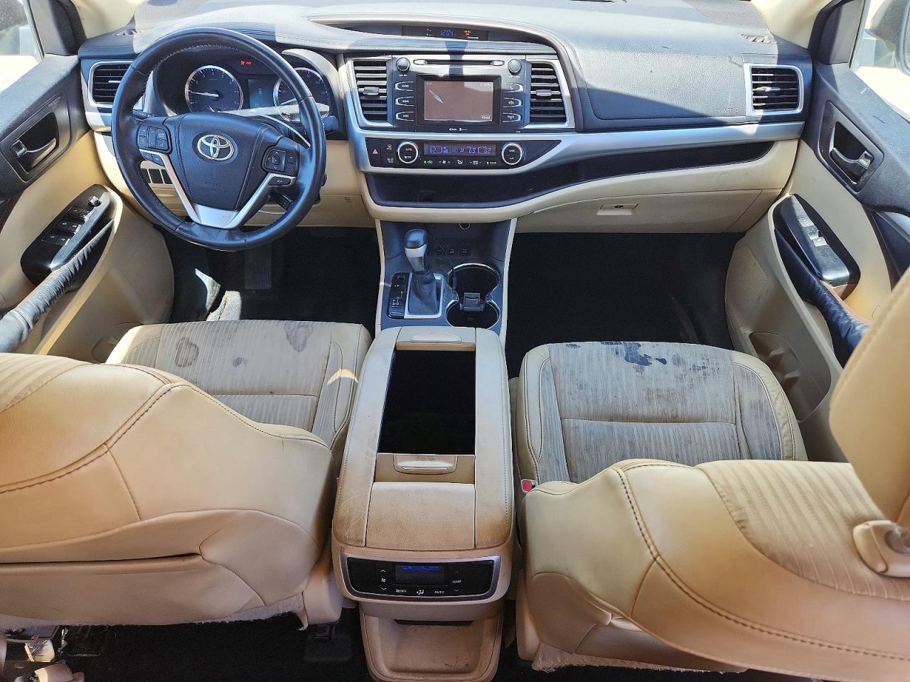 2014 Toyota Highlander Le Plus White vin: 5TDBKRFH1ES061706