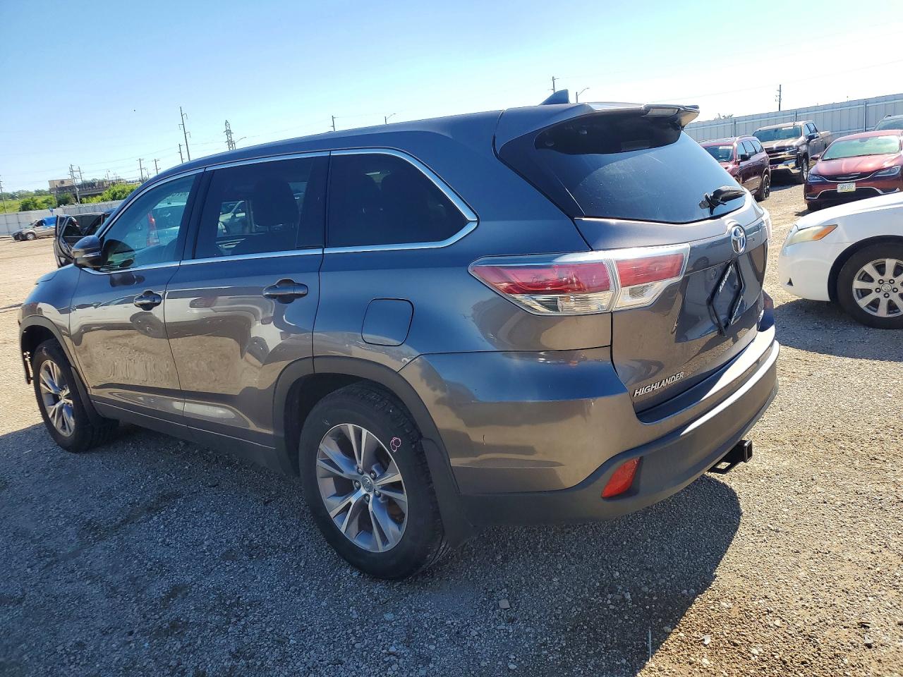 2015 Toyota Highlander Le Plus Серый vin: 5TDBKRFH1FS073890
