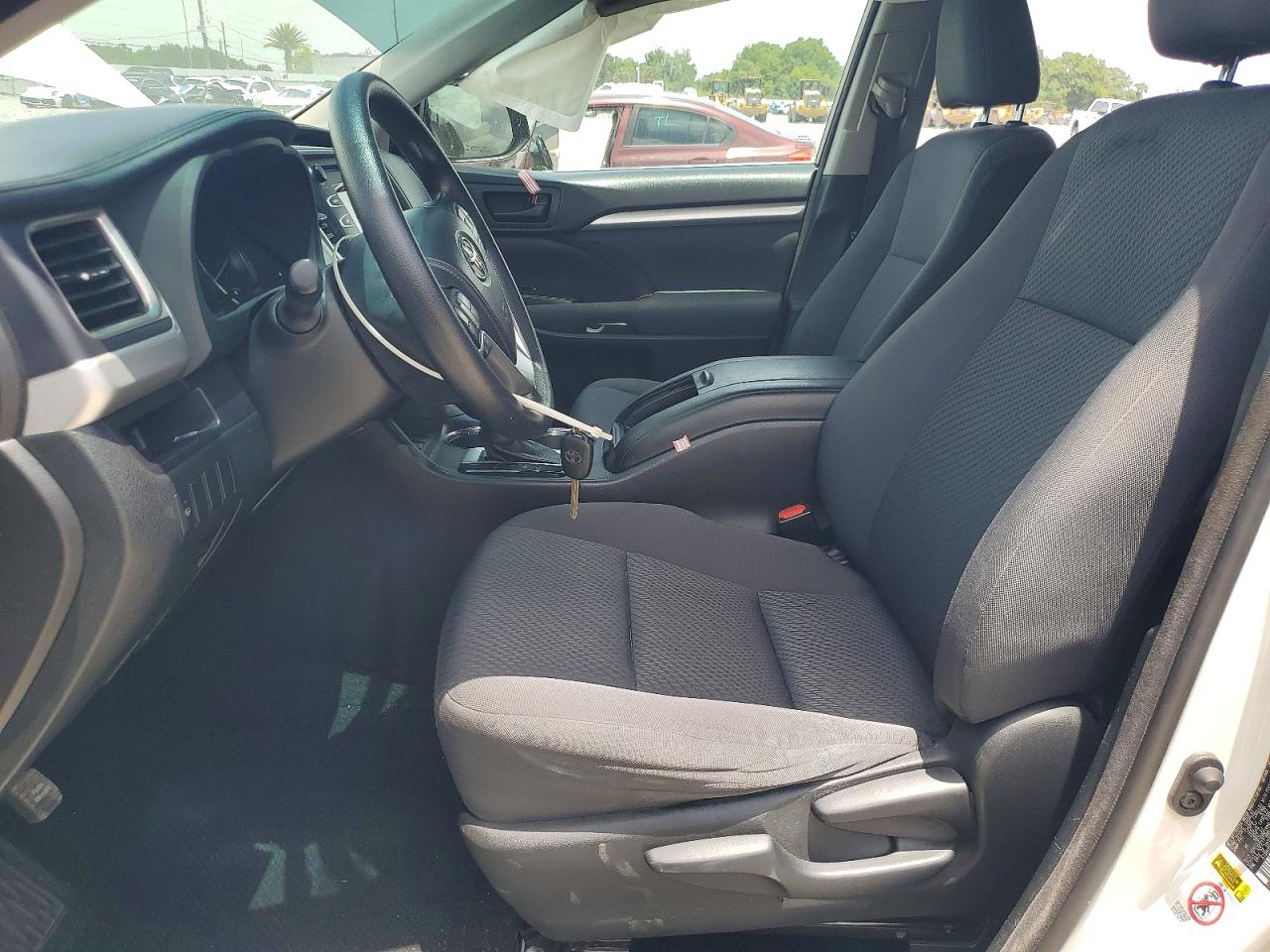 2014 Toyota Highlander Le White vin: 5TDBKRFH3ES055079