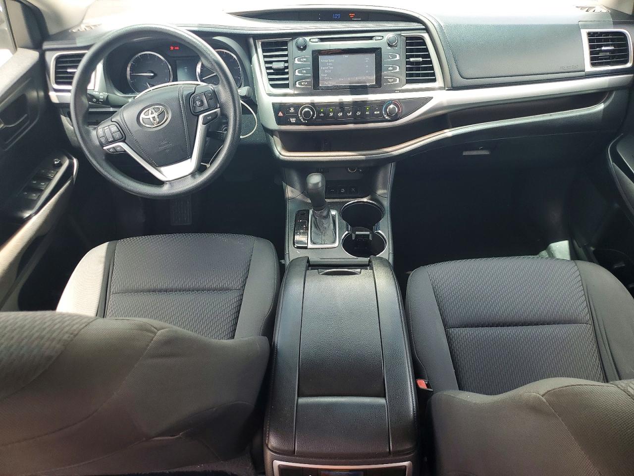 2014 Toyota Highlander Le White vin: 5TDBKRFH3ES055079