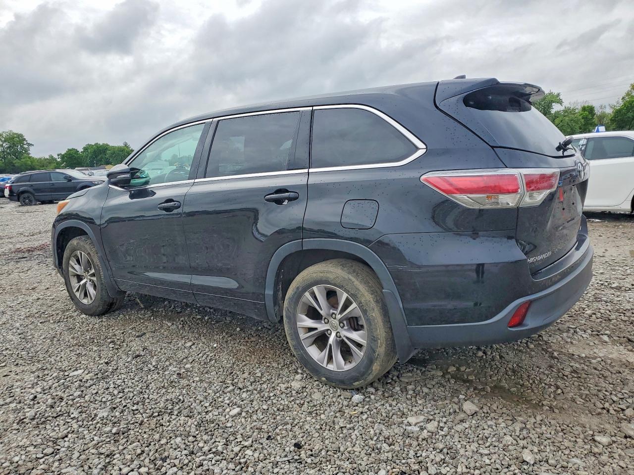 2015 Toyota Highlander Le Plus Black vin: 5TDBKRFH3FS140053