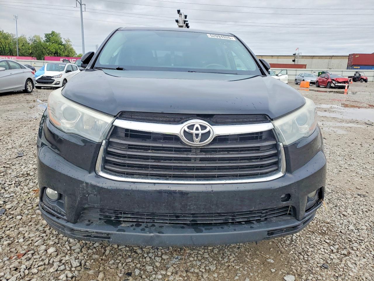 2015 Toyota Highlander Le Plus Black vin: 5TDBKRFH3FS140053