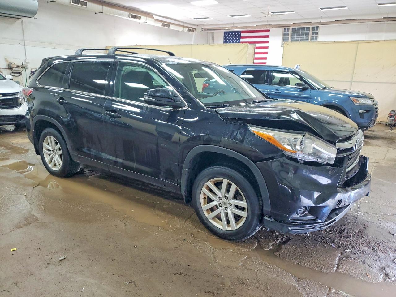 2015 Toyota Highlander Le Black vin: 5TDBKRFH3FS158214