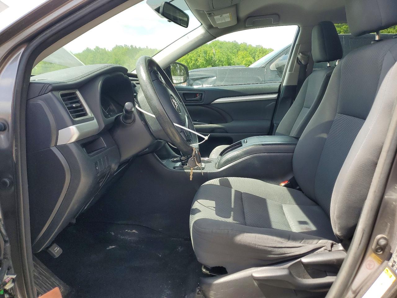 2016 Toyota Highlander Le Серый vin: 5TDBKRFH3GS271405