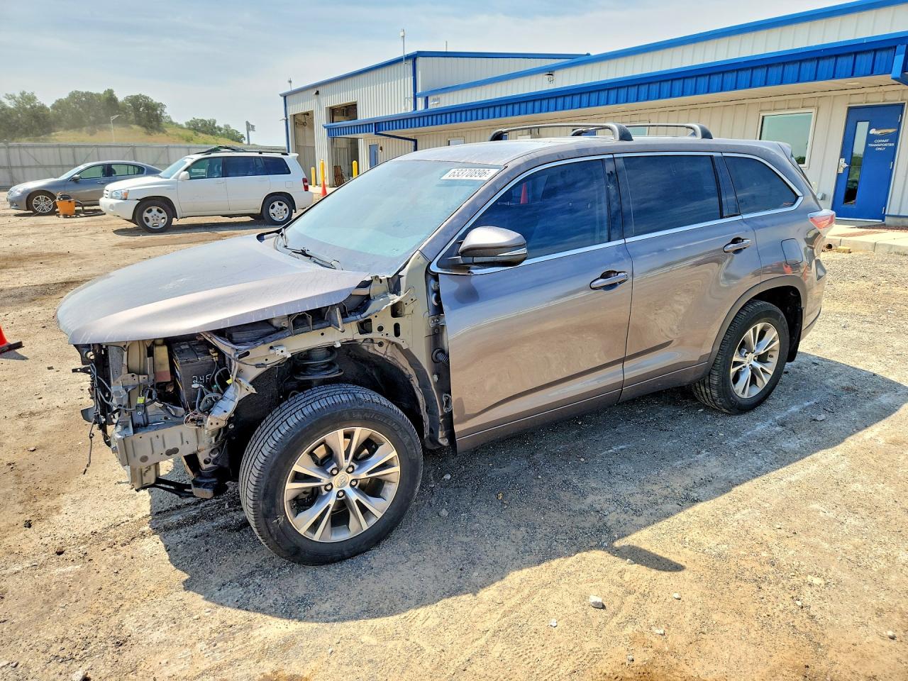 2014 Toyota Highlander Le Plus Silver vin: 5TDBKRFH4ES024987