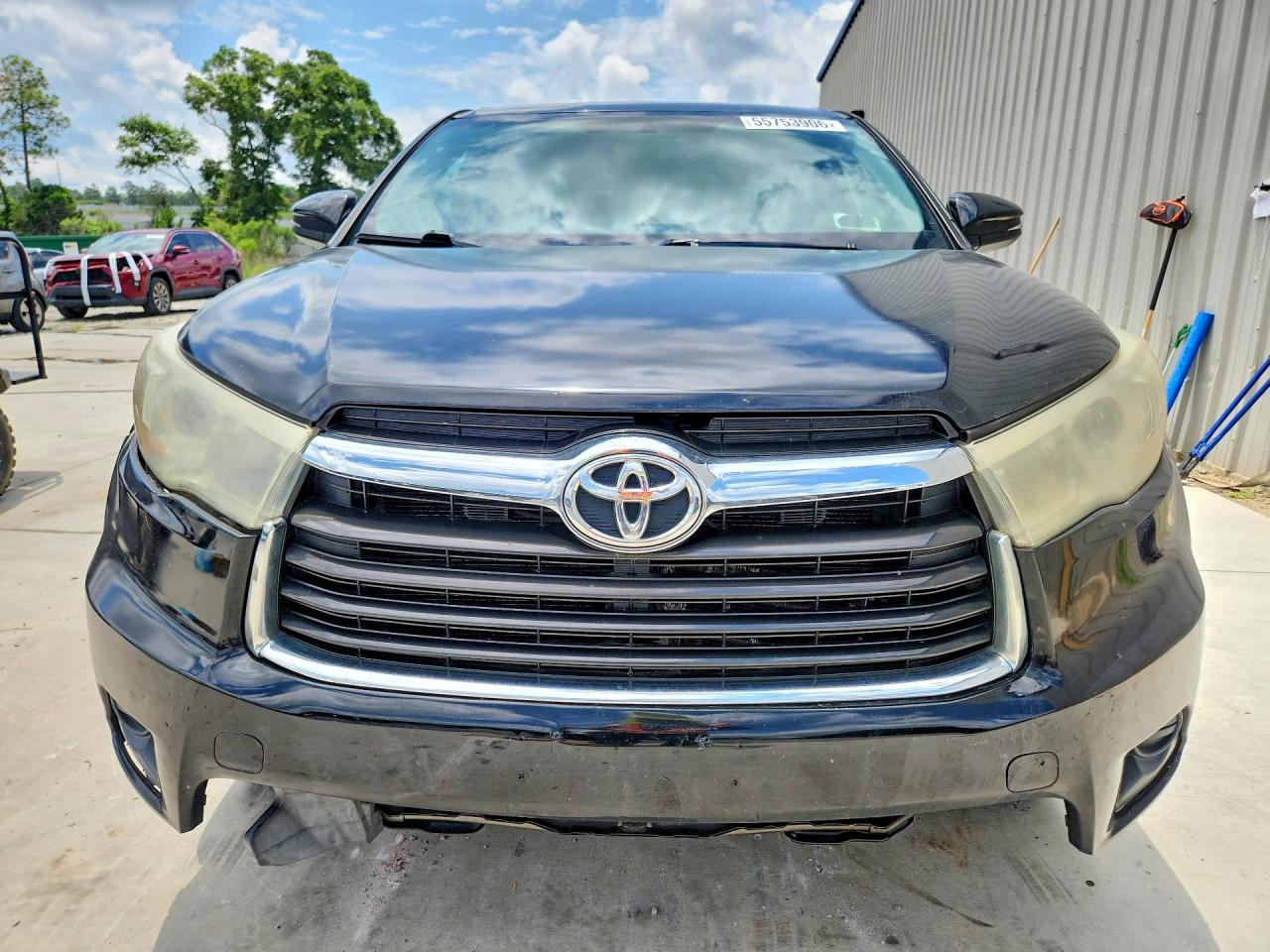 2015 Toyota Highlander Le Black vin: 5TDBKRFH4FS074256