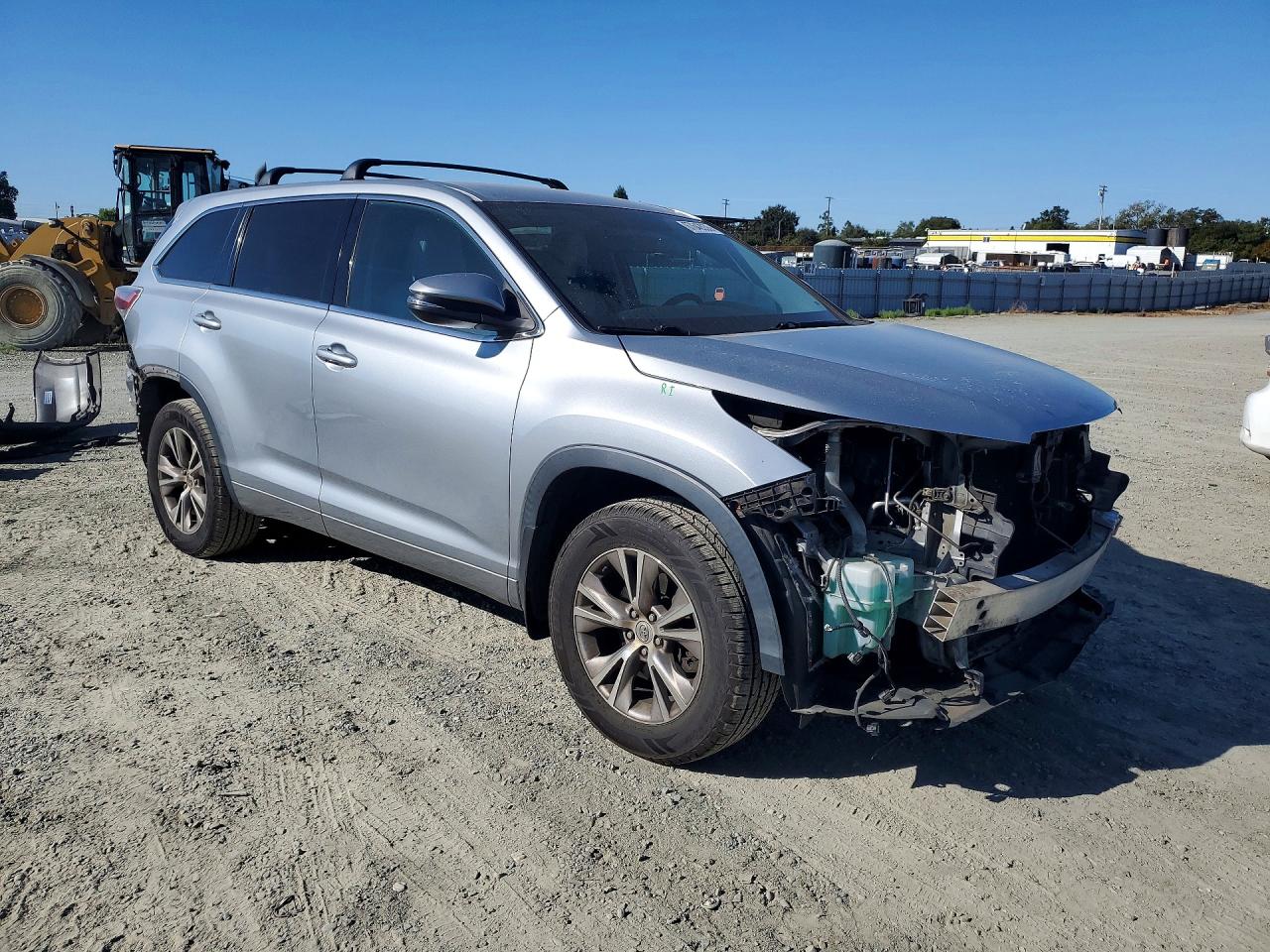 2014 Toyota Highlander Le Plus Silver vin: 5TDBKRFH5ES030653