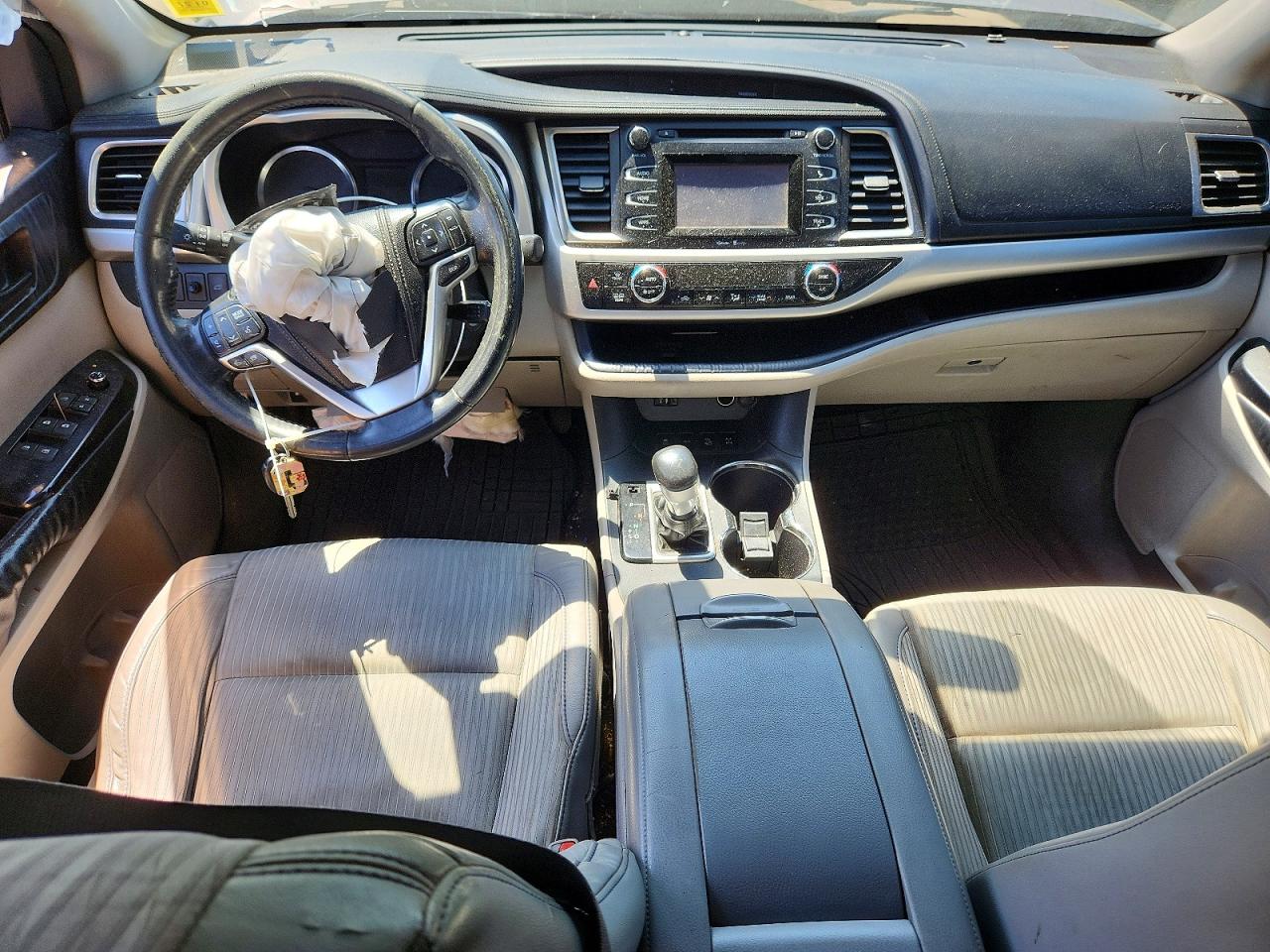 2014 Toyota Highlander Le Plus Gray vin: 5TDBKRFH7ES048023