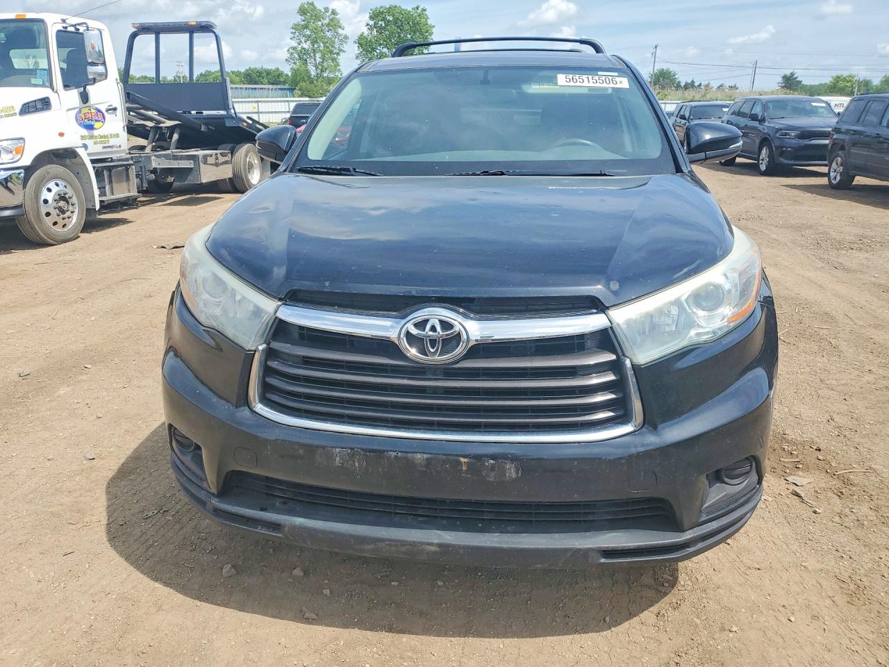 2015 Toyota Highlander Le Black vin: 5TDBKRFH7FS219256