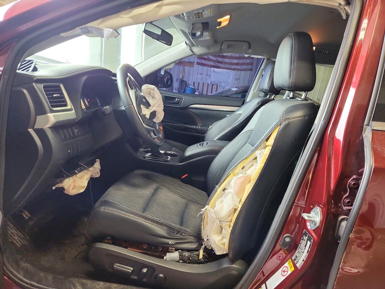 2014 Toyota Highlander Le Plus Burgundy vin: 5TDBKRFH8ES031585