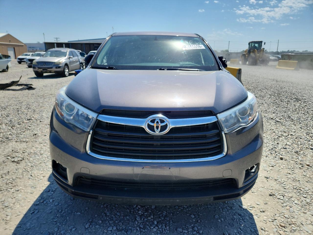 2015 Toyota Highlander Le Plus Gray vin: 5TDBKRFH9FS102195