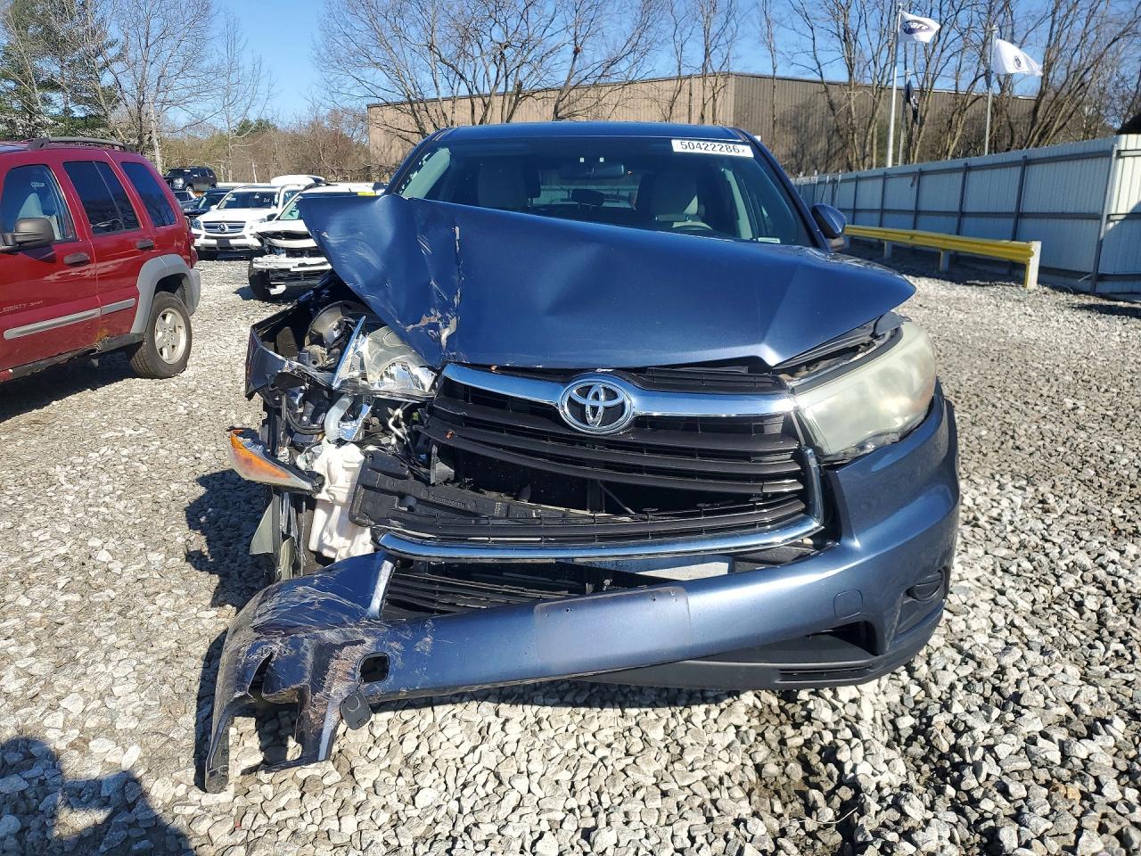 2015 Toyota Highlander Le Blue vin: 5TDBKRFH9FS147718