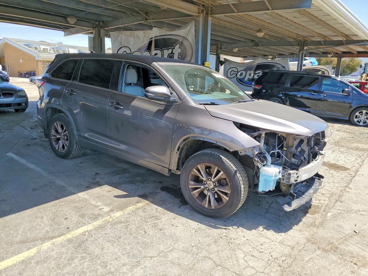 2015 Toyota Highlander Le Plus Серый vin: 5TDBKRFH9FS170318