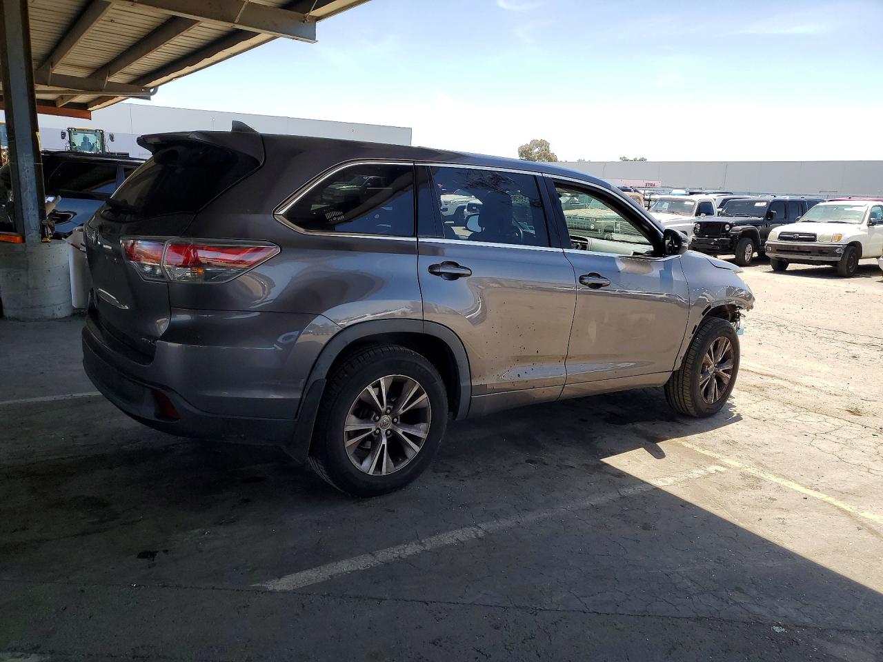 2015 Toyota Highlander Le Plus Серый vin: 5TDBKRFH9FS170318