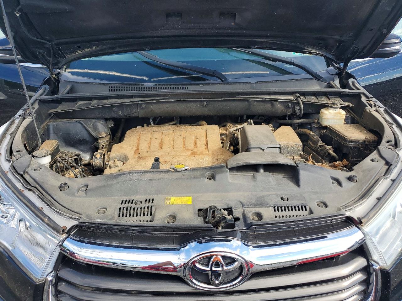 2014 Toyota Highlander Le Черный vin: 5TDBKRFHXES023732