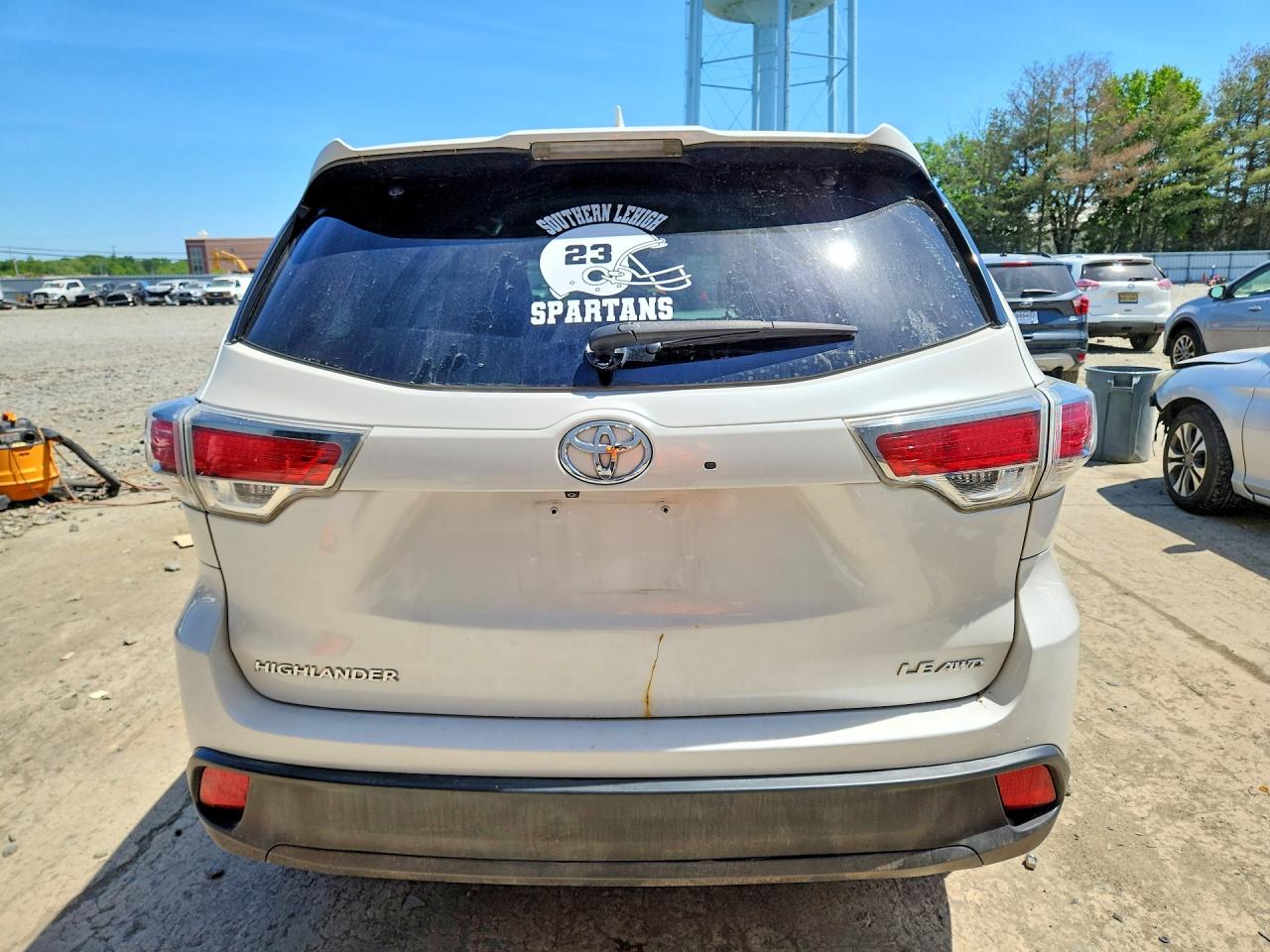 2014 Toyota Highlander Le Plus Белый vin: 5TDBKRFHXES032673