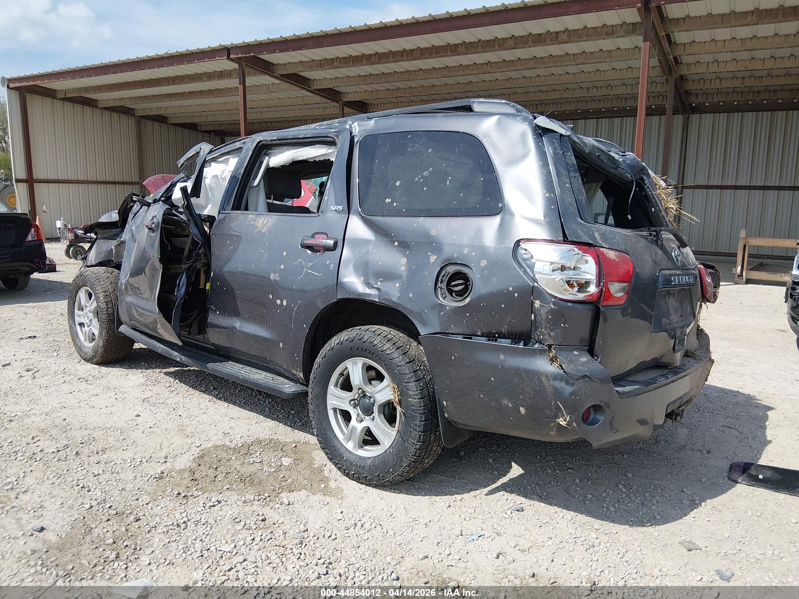 2012 Toyota Sequoia Sr5 4.6l V8 Black vin: 5TDBM5G12CS002066