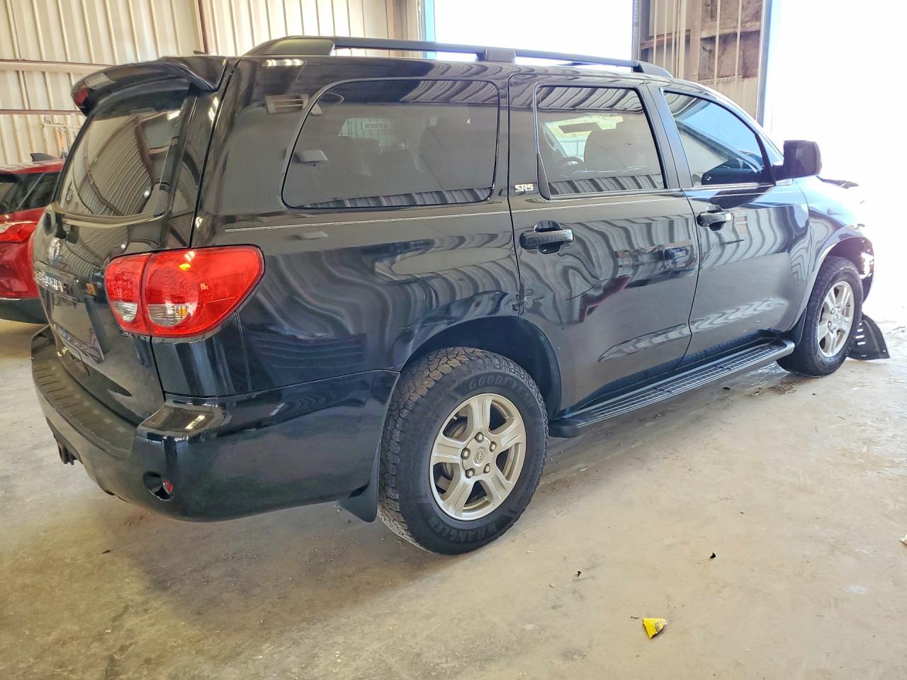 2012 Toyota Sequoia Sr5 Black vin: 5TDBM5G18CS001830