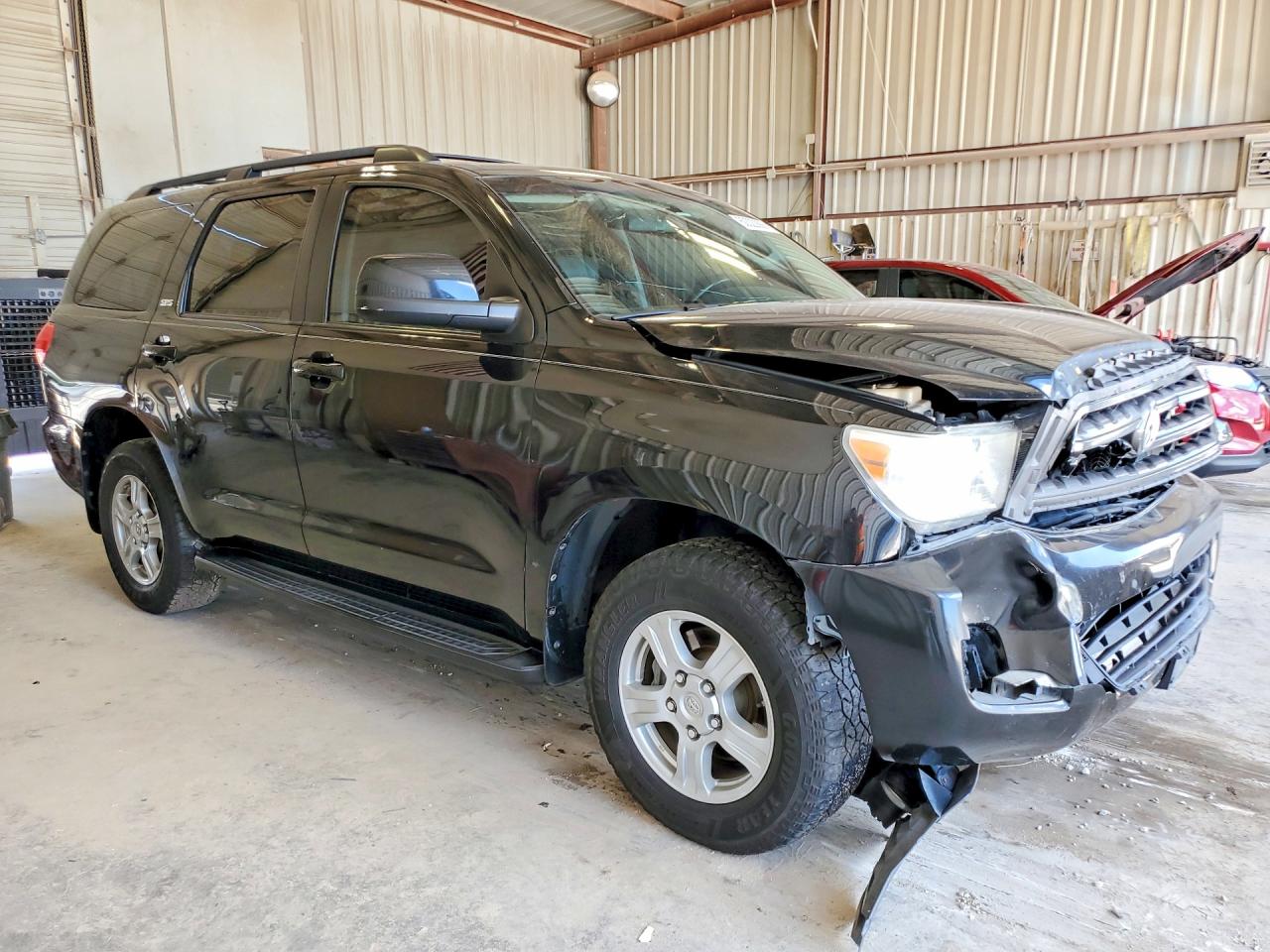 2012 Toyota Sequoia Sr5 Black vin: 5TDBM5G18CS001830