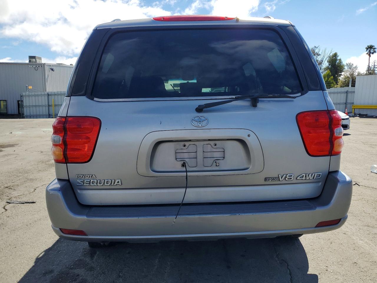 2001 Toyota Sequoia Sr5 Silver vin: 5TDBT44A01S025506