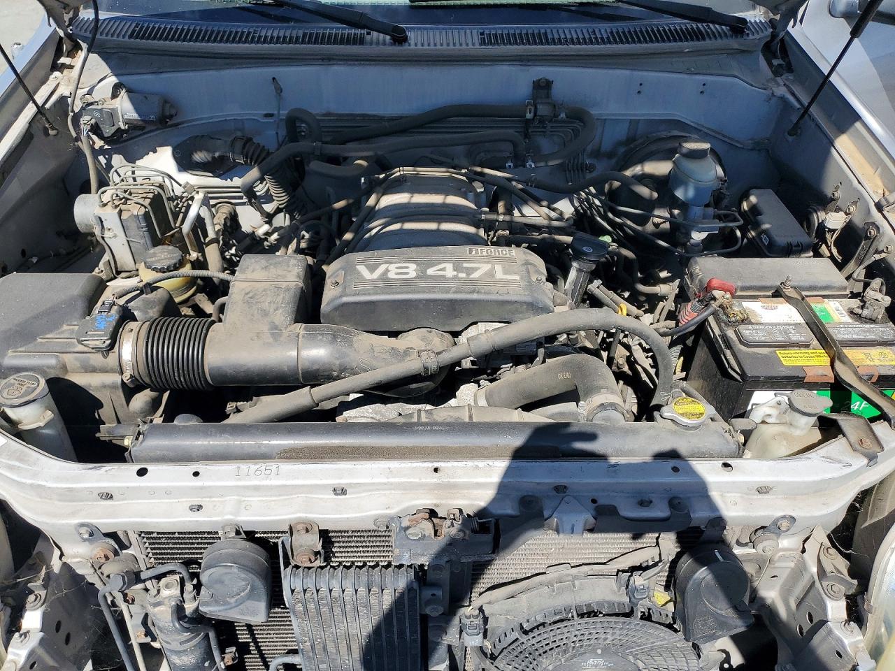 2001 Toyota Sequoia Sr5 Silver vin: 5TDBT44A01S025506