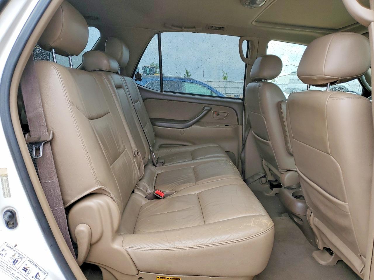 2003 Toyota Sequoia Sr5 White vin: 5TDBT44A03S157815
