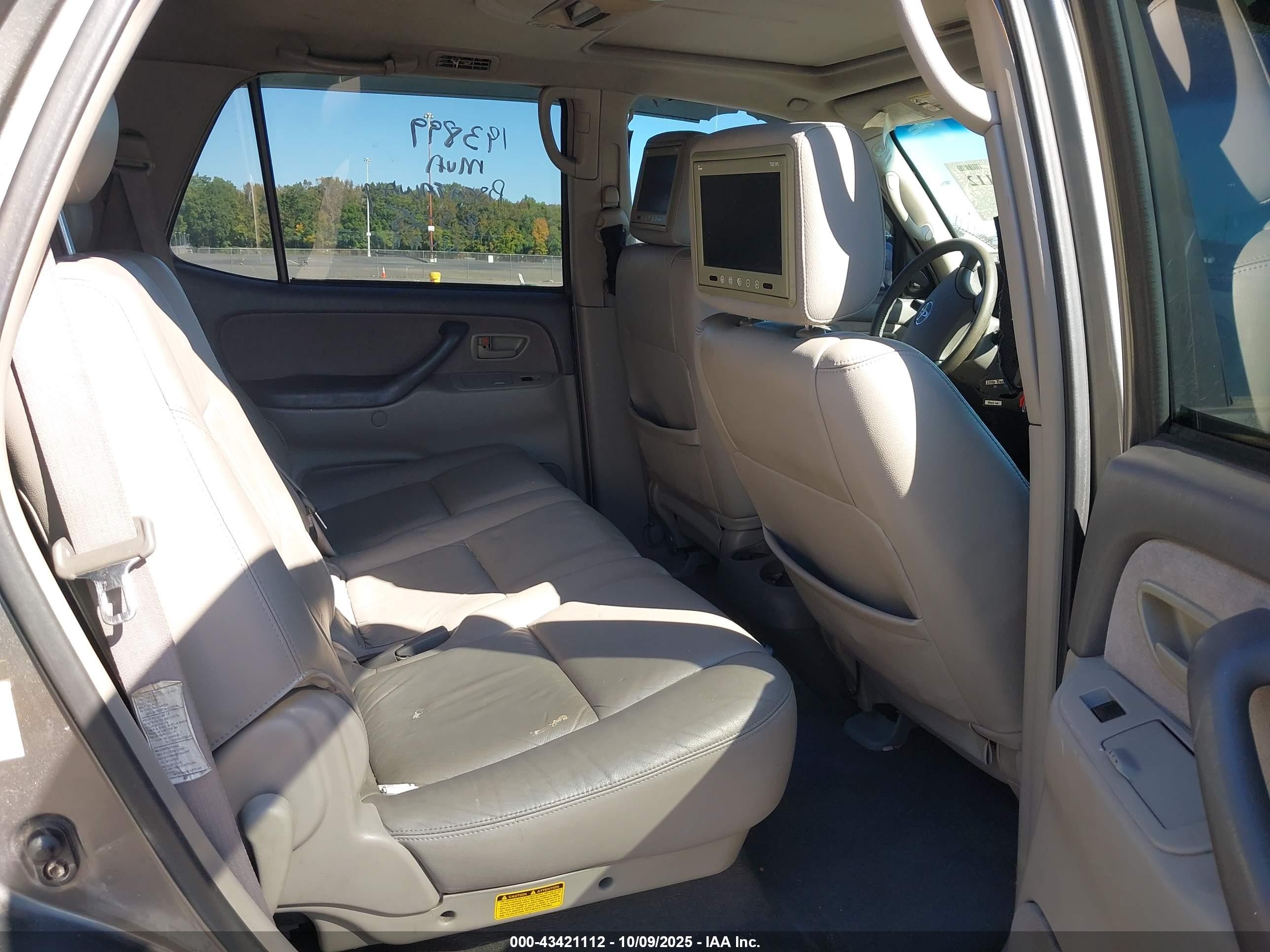 2003 Toyota Sequoia Sr5 V8 Серый vin: 5TDBT44A03S166109