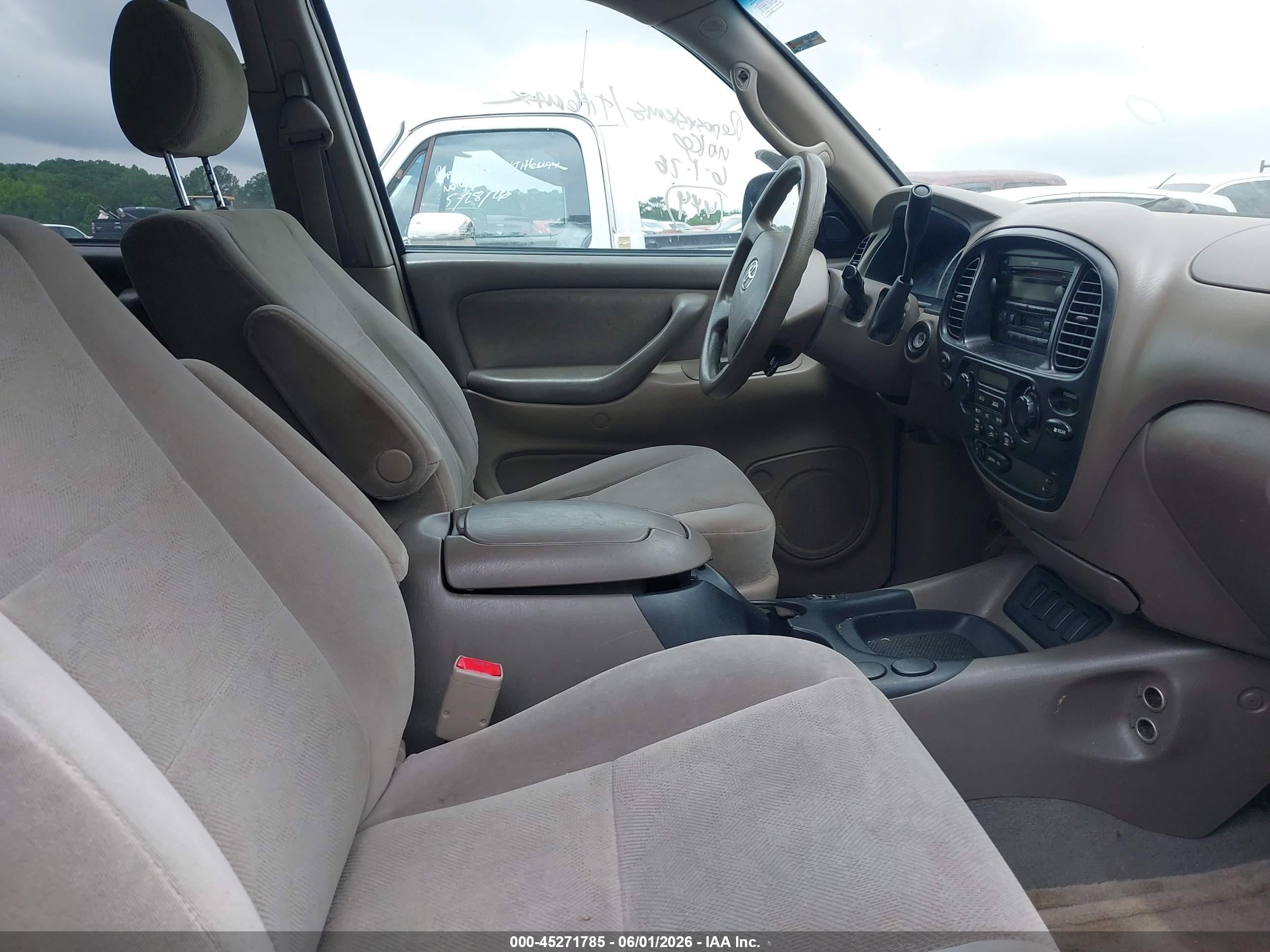 2006 Toyota Sequoia Sr5 V8 Black vin: 5TDBT44A06S265081