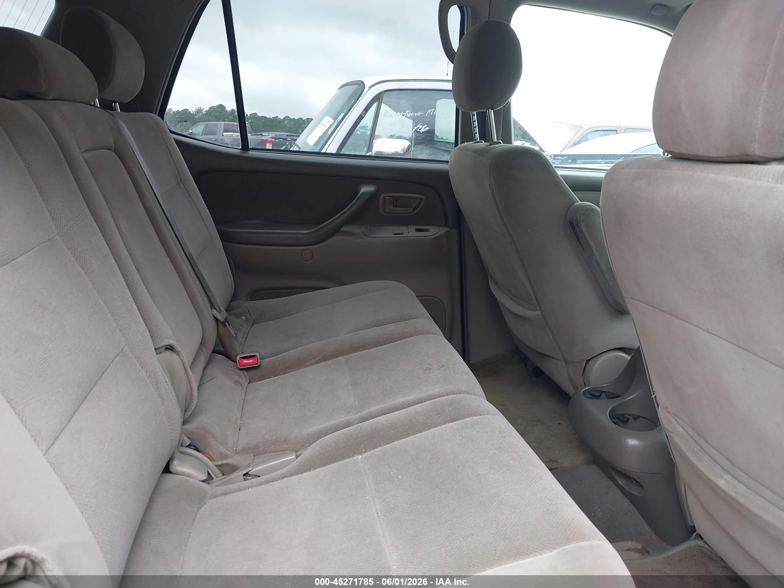 2006 Toyota Sequoia Sr5 V8 Black vin: 5TDBT44A06S265081